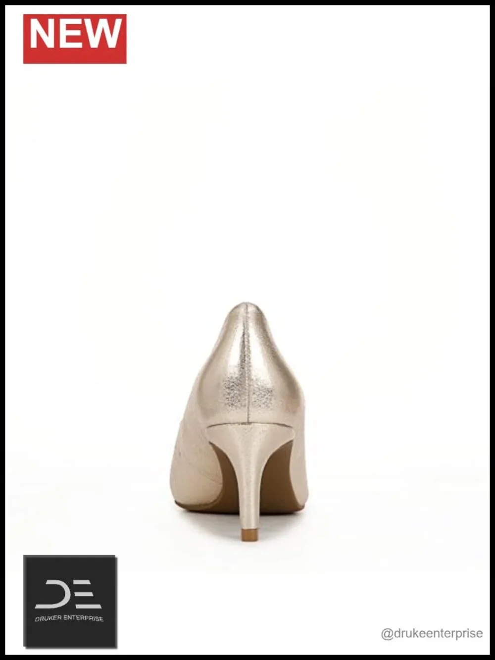 Women's Pointed Toe Mid Heel Pumps Faux Leather or Microfiber Slip-on